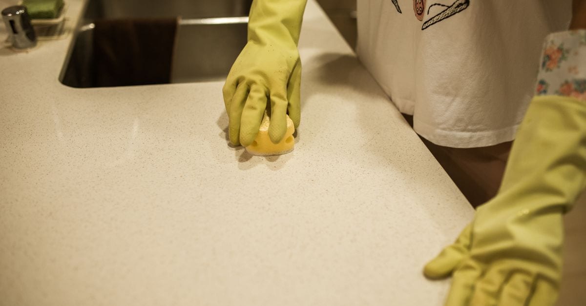 Spotless kitchen surfaces after a Deep Nurture Reset
