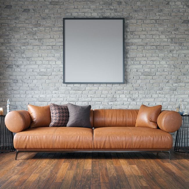 Vacuumed living room with tidy cushions